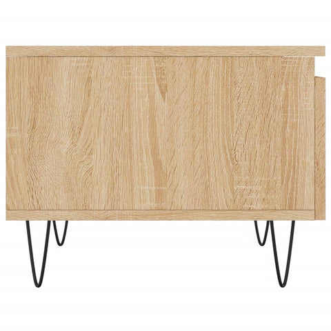 vidaXL Couchtische 2 Stk. Sonoma-Eiche 50x46x35 cm Holzwerkstoff