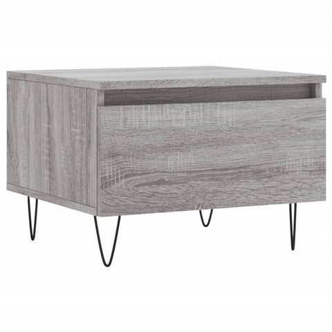 vidaXL Couchtisch Grau Sonoma 50x46x35 cm Holzwerkstoff