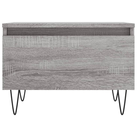 vidaXL Couchtisch Grau Sonoma 50x46x35 cm Holzwerkstoff