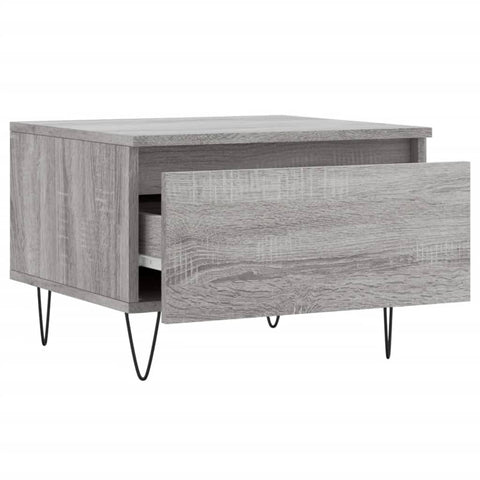 vidaXL Couchtisch Grau Sonoma 50x46x35 cm Holzwerkstoff