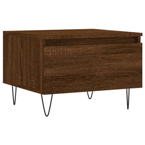 vidaXL Couchtisch Braun Eichen-Optik 50x46x35 cm Holzwerkstoff