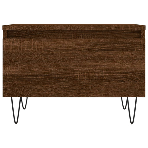 vidaXL Couchtisch Braun Eichen-Optik 50x46x35 cm Holzwerkstoff