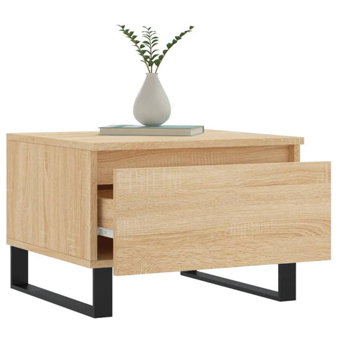 vidaXL Couchtisch Sonoma-Eiche 50x46x35 cm Holzwerkstoff