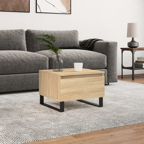 vidaXL Couchtisch Sonoma-Eiche 50x46x35 cm Holzwerkstoff