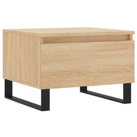 vidaXL Couchtische 2 Stk. Sonoma-Eiche 50x46x35 cm Holzwerkstoff