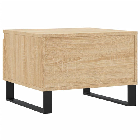 vidaXL Couchtische 2 Stk. Sonoma-Eiche 50x46x35 cm Holzwerkstoff