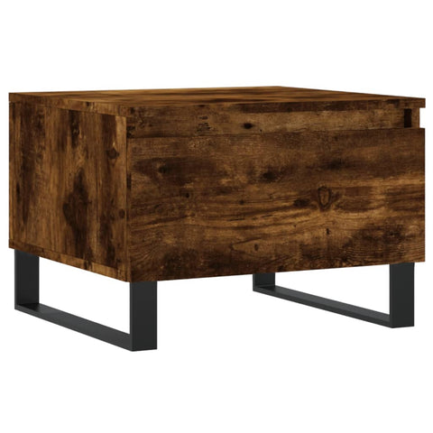 vidaXL Couchtisch Räuchereiche 50x46x35 cm Holzwerkstoff