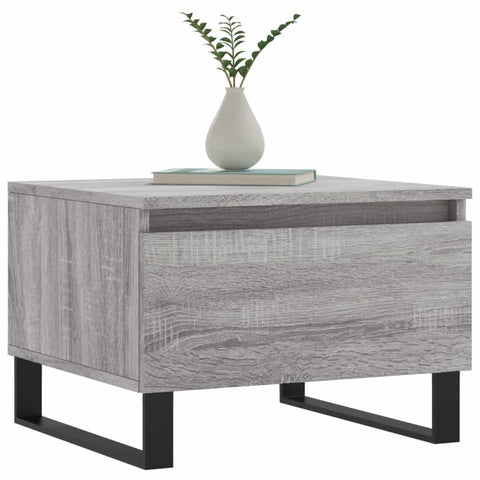 vidaXL Couchtische 2 Stk. Grau Sonoma 50x46x35 cm Holzwerkstoff