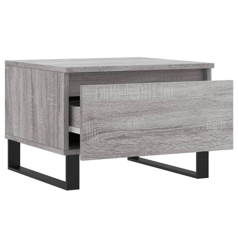 vidaXL Couchtische 2 Stk. Grau Sonoma 50x46x35 cm Holzwerkstoff