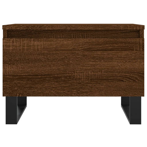 vidaXL Couchtische 2 Stk. Braun Eichen-Optik 50x46x35 cm Holzwerkstoff