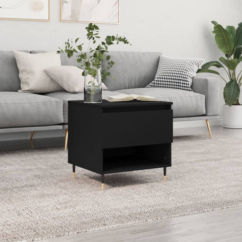 vidaXL Couchtisch Schwarz 50x46x50 cm Holzwerkstoff