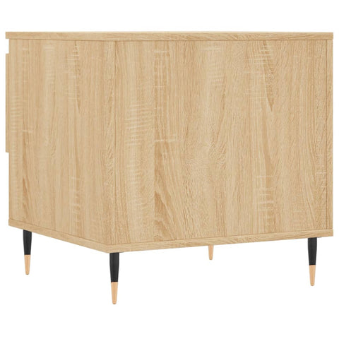 vidaXL Couchtische 2 Stk. Sonoma-Eiche 50x46x50 cm Holzwerkstoff