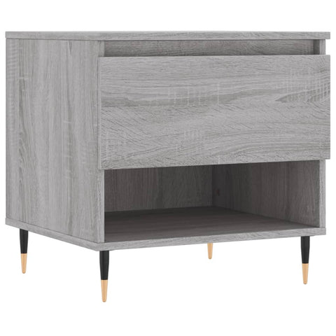 vidaXL Couchtisch Grau Sonoma 50x46x50 cm Holzwerkstoff