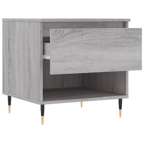 vidaXL Couchtisch Grau Sonoma 50x46x50 cm Holzwerkstoff