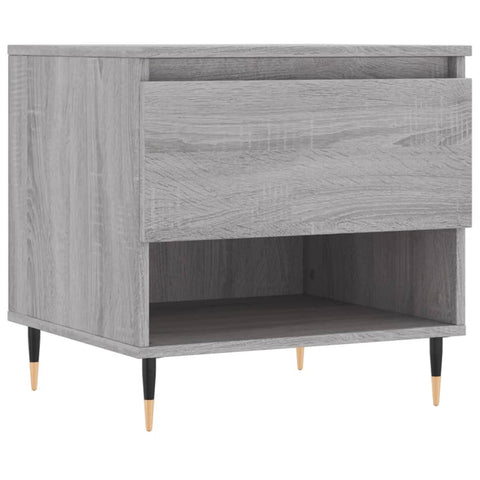 vidaXL Couchtische 2 Stk. Grau Sonoma 50x46x50 cm Holzwerkstoff