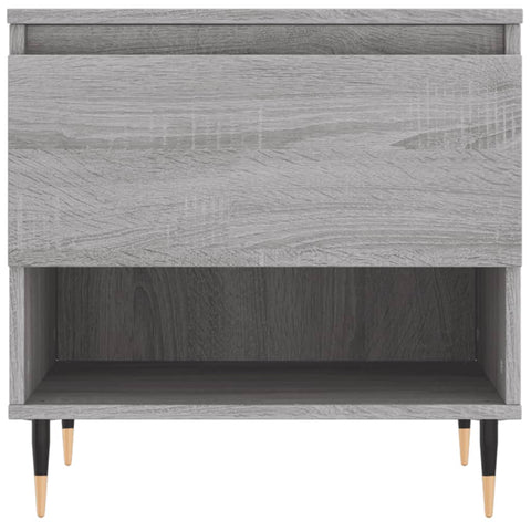 vidaXL Couchtische 2 Stk. Grau Sonoma 50x46x50 cm Holzwerkstoff