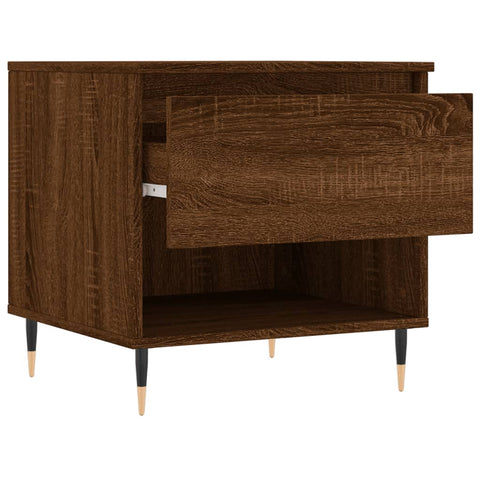 vidaXL Couchtisch Braun Eichen-Optik 50x46x50 cm Holzwerkstoff