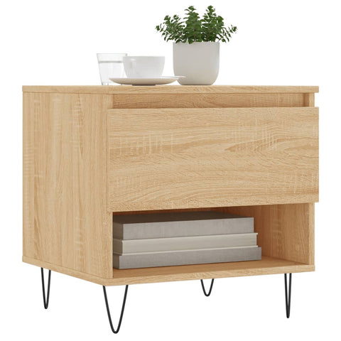 vidaXL Couchtisch Sonoma-Eiche 50x46x50 cm Holzwerkstoff