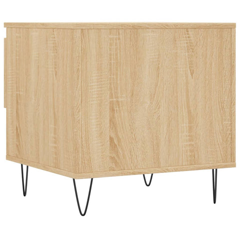 vidaXL Couchtische 2 Stk. Sonoma-Eiche 50x46x50 cm Holzwerkstoff