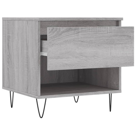 vidaXL Couchtisch Grau Sonoma 50x46x50 cm Holzwerkstoff