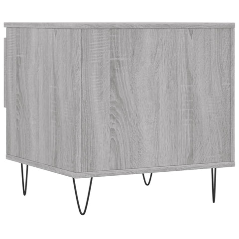 vidaXL Couchtische 2 Stk. Grau Sonoma 50x46x50 cm Holzwerkstoff