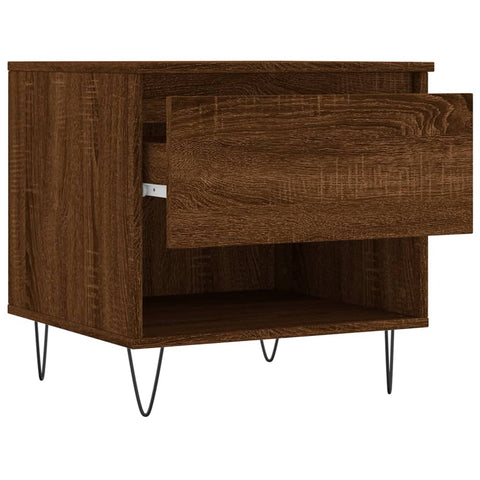 vidaXL Couchtisch Braun Eichen-Optik 50x46x50 cm Holzwerkstoff