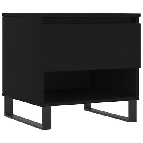 vidaXL Couchtisch Schwarz 50x46x50 cm Holzwerkstoff