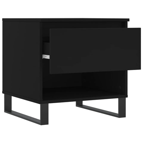 vidaXL Couchtisch Schwarz 50x46x50 cm Holzwerkstoff