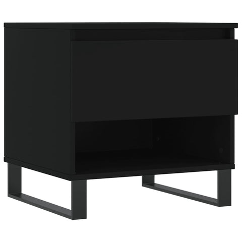 vidaXL Couchtische 2 Stk. Schwarz 50x46x50 cm Holzwerkstoff