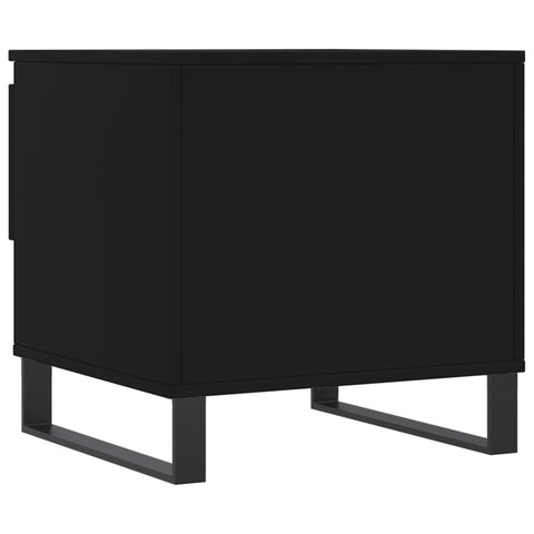 vidaXL Couchtische 2 Stk. Schwarz 50x46x50 cm Holzwerkstoff