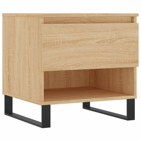 vidaXL Couchtische 2 Stk. Sonoma-Eiche 50x46x50 cm Holzwerkstoff