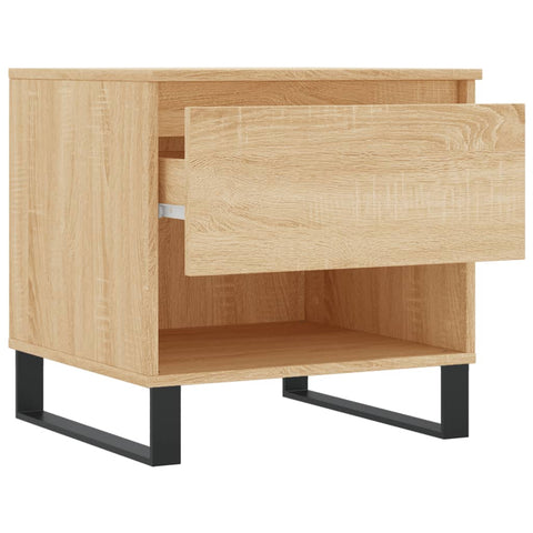 vidaXL Couchtische 2 Stk. Sonoma-Eiche 50x46x50 cm Holzwerkstoff