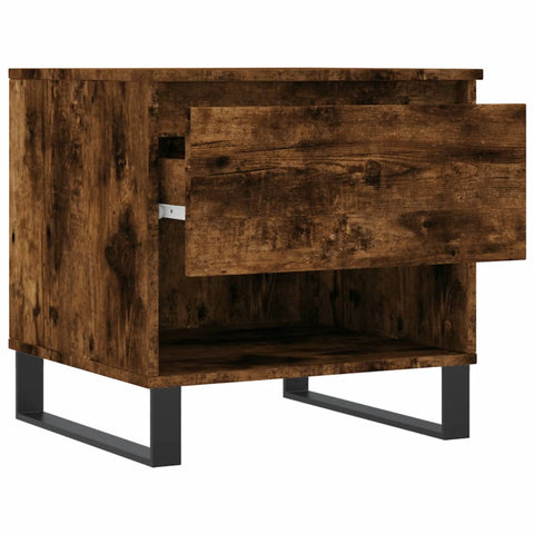 vidaXL Couchtische 2 Stk. Räuchereiche 50x46x50 cm Holzwerkstoff