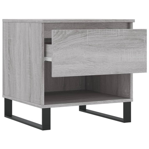 vidaXL Couchtisch Grau Sonoma 50x46x50 cm Holzwerkstoff