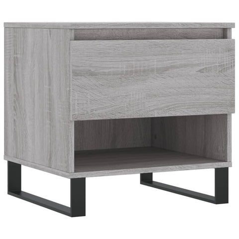 vidaXL Couchtische 2 Stk. Grau Sonoma 50x46x50 cm Holzwerkstoff