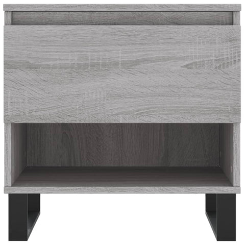 vidaXL Couchtische 2 Stk. Grau Sonoma 50x46x50 cm Holzwerkstoff