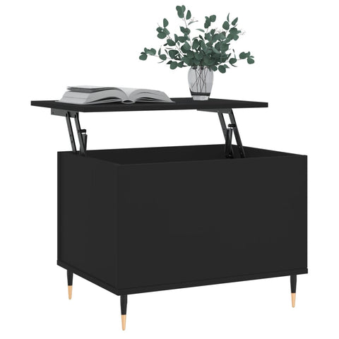 vidaXL Couchtisch Schwarz 60x44,5x45 cm Holzwerkstoff