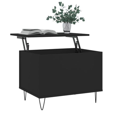 vidaXL Couchtisch Schwarz 60x44,5x45 cm Holzwerkstoff