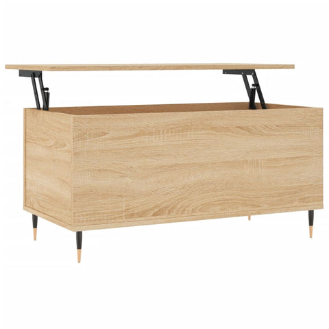 vidaXL Couchtisch Sonoma-Eiche 90x44,5x45 cm Holzwerkstoff