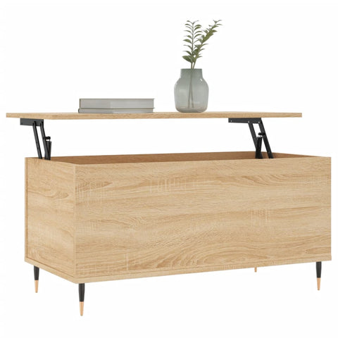 vidaXL Couchtisch Sonoma-Eiche 90x44,5x45 cm Holzwerkstoff