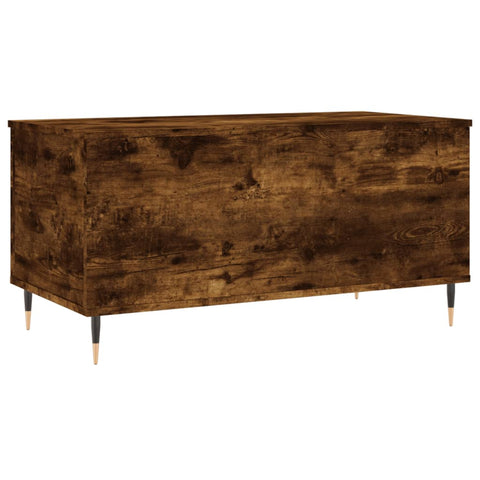 vidaXL Couchtisch Räuchereiche 90x44,5x45 cm Holzwerkstoff