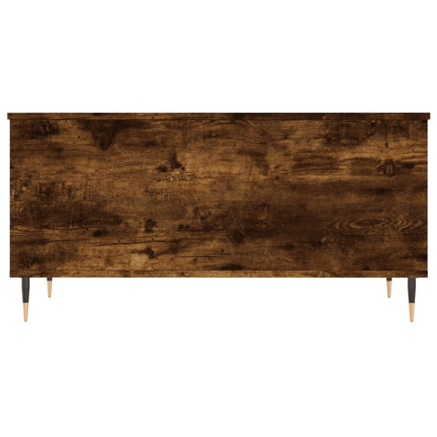 vidaXL Couchtisch Räuchereiche 90x44,5x45 cm Holzwerkstoff