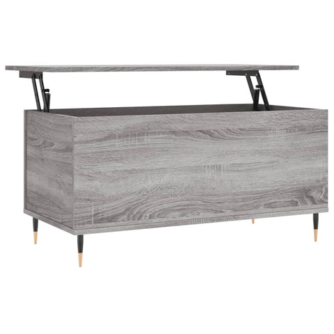 vidaXL Couchtisch Grau Sonoma 90x44,5x45 cm Holzwerkstoff