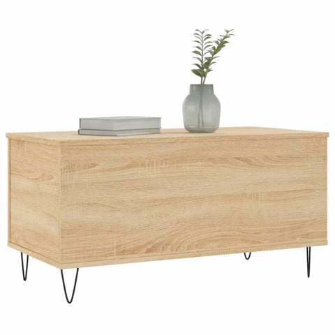 vidaXL Couchtisch Sonoma-Eiche 90x44,5x45 cm Holzwerkstoff