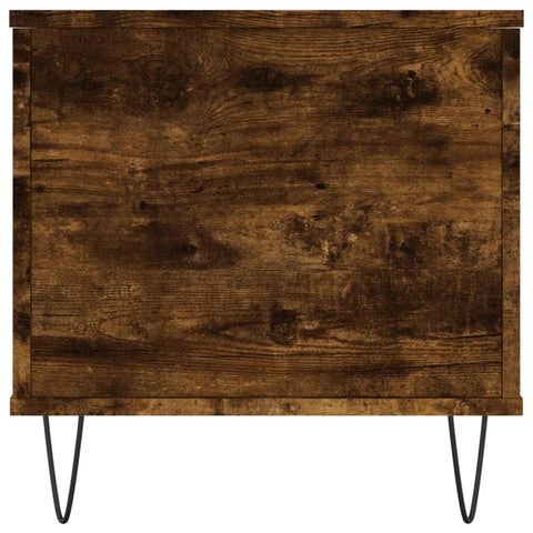 vidaXL Couchtisch Räuchereiche 90x44,5x45 cm Holzwerkstoff