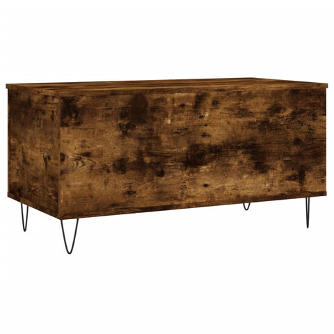 vidaXL Couchtisch Räuchereiche 90x44,5x45 cm Holzwerkstoff