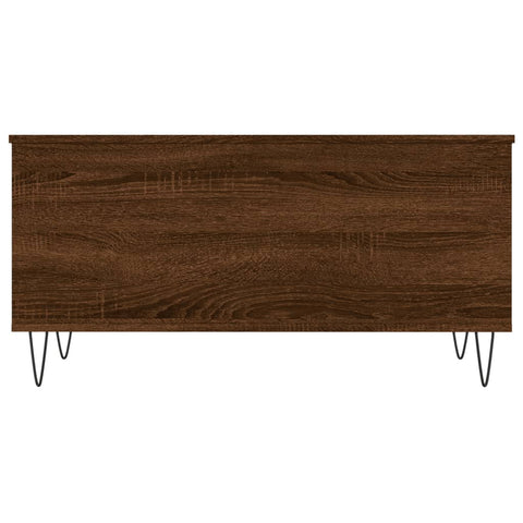 vidaXL Couchtisch Braun Eichen-Optik 90x44,5x45 cm Holzwerkstoff