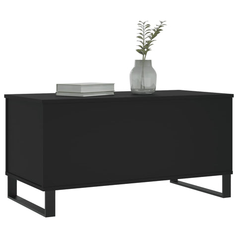 vidaXL Couchtisch Schwarz 90x44,5x45 cm Holzwerkstoff