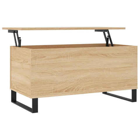 vidaXL Couchtisch Sonoma-Eiche 90x44,5x45 cm Holzwerkstoff