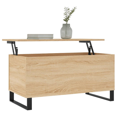 vidaXL Couchtisch Sonoma-Eiche 90x44,5x45 cm Holzwerkstoff